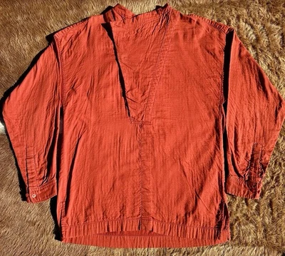 Túnica vintage de los 90 Issey Miyake para hombre manga larga tinte retráctil Japón S algodón óxido Foto 1 de 4