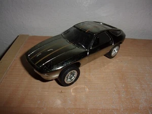 Zee Toys Plastic Porsche 928 Friction Car Chrome - Picture 1 of 4