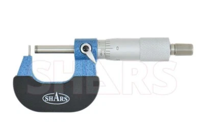SHARS TOOL Shars 0-1" Tube Micrometer .0001" Graduation Carbide Tipped New ^}