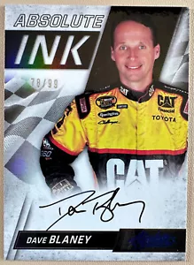 2017 Panini Absolute Racing Ink Spectrum Blue #AI-DB Dave Blaney Autogramm #78/99 - Bild 1 von 6