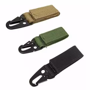 Militär Zubehör Schnalle Metall Haken Taktisch Molle Wandern Bagpack Verschluss Aufhänger - Bild 1 von 10