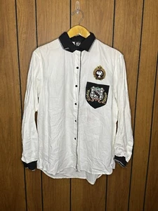 Vintage 90s Joe Cool Snoopy Collection By J.G. Hook Button Down Shirt Size Large - Picture 1 of 5