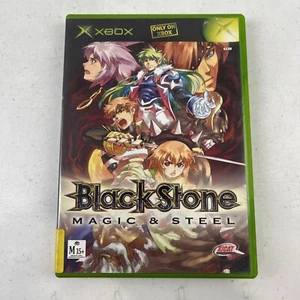 Black Stone Magic And Steel Xbox Original PAL Game Complete Manual - Picture 1 of 7