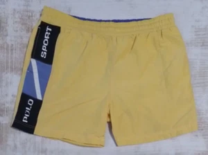 Ralph Lauren Swim Trunks Size Medium Yellow Waist 37 Polo Sport Logo - Picture 1 of 12