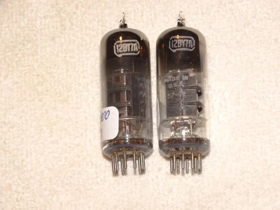 2 tubos RCA 12BY7A*vidrio ahumado*par fuerte emparejado *#15 Foto 1 de 3
