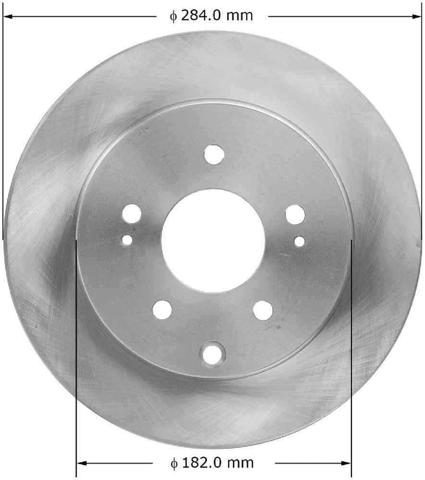 Rotor de freno de disco para Mitsubishi Eclipse Galant Bendix 2006-2012 Foto 1 de 3