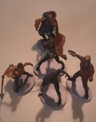 Figuras de PVC Marvel adornos para pasteles Star Lord Black Panther Gamora Okoye Dr Strange Foto 1 de 4