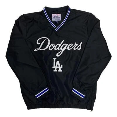 Los Angeles Dodgers Genuine Merchandise MLB Windbreaker Mens Jackets - Black - Image 1 of 4