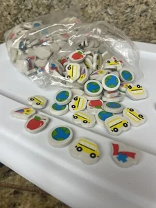 Mini Eraser Lot Bag of Mini Erasers for Classroom teachers, 1.7lbs child Erasers - Picture 1 of 5
