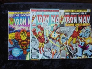 3 CÓMICS DE IRON MAN DE GRADO INFERIOR MARVEL COMICS - Imagen 1 de 2