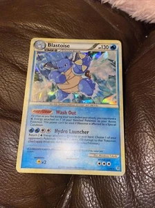 Blastoise - 13/95 Shattered Holo Rare LP HGSS Unleashed 2010 - Picture 1 of 2