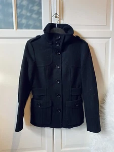 jacke damen 36 Schwarz Cabanjacke H&M - Bild 1 von 2