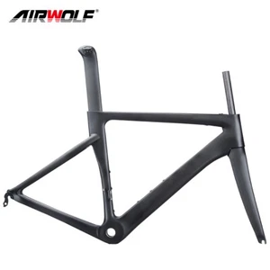 T1000 Carbon Road Bike Frame 700C Bicycle Frameset 48 51 54 56cm BSA V Brake - Picture 1 of 20