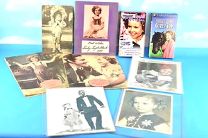 Vintage Shirley Temple signiertes Foto & Sammlerstück Posten von 9 Artikeln 1937 Pressebild - Bild 1 von 13