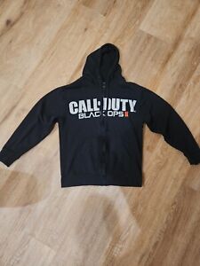 Grand sweat-shirt noir officiel 2012 Call of Duty pour homme noir opérations II COD