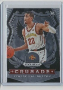 TYRESE HALIBURTON PANINI PRIZM DRAFT PICKS CRUSADE ROOKIE CARD-SENDME YOUR OFFER - Picture 1 of 12