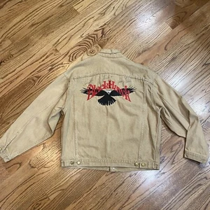 Vintage Blackhawk Whoa Jeansjacke Large 90s Country Band Nashville signiert USA - Bild 1 von 12