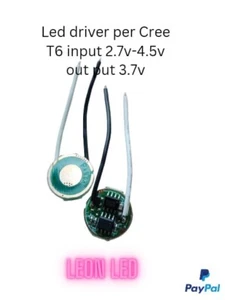 DC3.7V 5 Modalità Torcia A LED Driver per CREE XML-T6 U2/XML2 10 W HA CONDOTTO - Imagen 1 de 1