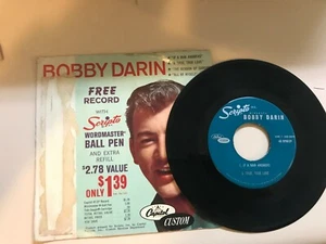 ROCK 45 RPM RECORD - BOBBY DARIN - CAPITOL CUSTOM - Picture 1 of 2