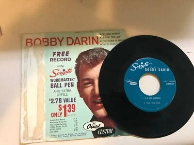 ROCK 45 RPM RECORD - BOBBY DARIN - CAPITOL CUSTOM - Image 1 of 2
