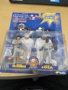 Figuras de acción 1998 SLU Starting Lineup Dobles HR History McGWIRE y SOSA NUEVAS EN PAQUETE - Imagen 1 de 4