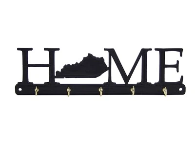 Kentucky Hogar Estado Forma Llavero Perchero Ganchos Inauguración Casa Pared Regalo Foto 1 de 4