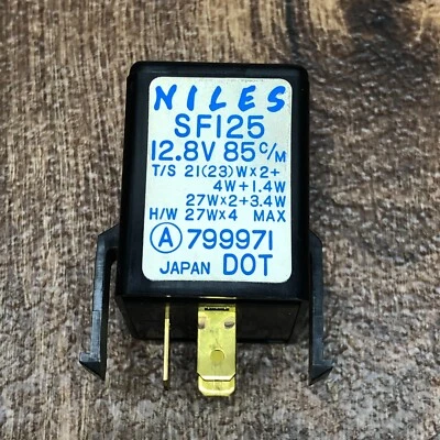 Mitsubishi Relay NILES SF125 Delica L400 799971 12.8 V Flasher Indicator 3 Pin - Image 1 of 3
