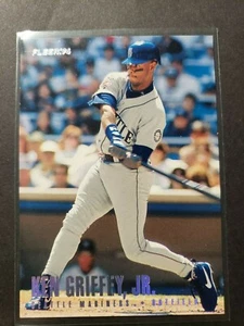 1996 KEN GRIFFEY JR FLEER TIFFANY SP BASEBALL CARD MARINERS SP - Picture 1 of 1