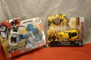 2 TRANSFORMERS STRONGARM & OPTIMUS PRIME , & BUMBLEBEE 2016 NOS - Bild 1 von 7