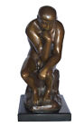 Réplique statue en bronze The Thinker by Rodin - Taille : 10"L x 11"L x 20"H.