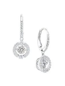 Authentic Swarovski Sparkling Dance Drop Earrings New In Gift Box #5504652 - Picture 1 of 10
