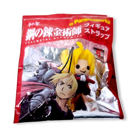 Fullmetal Alchemist Edward Elric Anime Mini Figure Strap Keychain Panson Works Cover