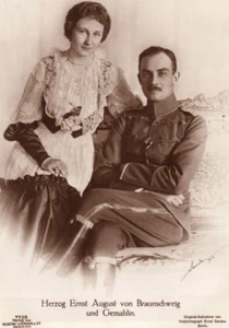 1. Weltkrieg Herzog Ernst August von Braunschweig deutsche Echtfoto Postkarte RPPC  - Bild 1 von 3