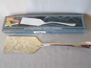 International Silver Société Plaqué Argent Pizza Lasagne Gâteau Display 11.75 " - Picture 1 of 6