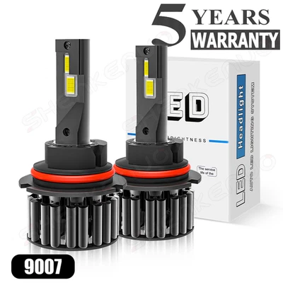 For FORD Ranger 1991-2011 - 2x 9007 HB5 6000K LED Headlight Bulbs High-Low Beam - Image 1 of 4