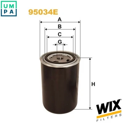 FUEL FILTER 95034E FOR NEOPLAN MAGIRUS-DEUTZ DAF 85/CF 75 DB 65 SB IVECO 6cyl 95 - Image 1 of 4