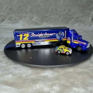 Derrike Cope #12 Straight Arrow Race Car & Semi-T Transporter 1/64 Cast NACAR Ed - Picture 1 of 6