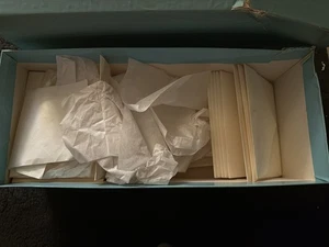 Tiffany & Co. Vintage Stationery Embossed Logo 40+ Wedding Envelopes Cream Ecru - Picture 1 of 7