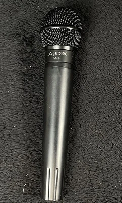 Audix OM-5 Dynamic Hypercardioid Microphone H32M Tested & Working 9v Battery Mic - Image 1 of 3