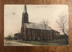 St. Francis Xavier Kirche, Superior, Wisconsin. Postkarte (WP8) - Bild 1 von 2