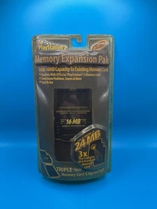 INTEC 3X SUPER LARGE 16MB  Memory Expansion Pak FOR PlayStation 2 PS2-New Sealed - Picture 1 of 5