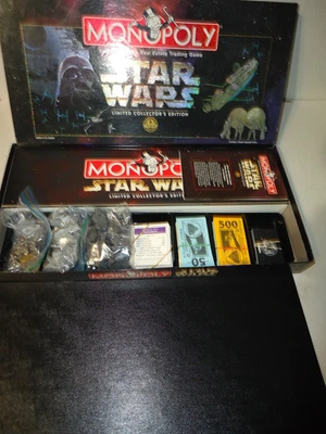 Monopoly Star Wars 1996 Limited Collectors Edition 20th Anniversary-Complete-EX - Image 1 of 3