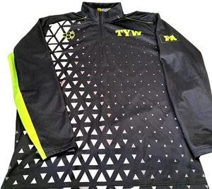 Giacca TYW WRESTLING CLUB 1/4 ZIP uomo XXL foderata geometrica - Foto 1 di 8