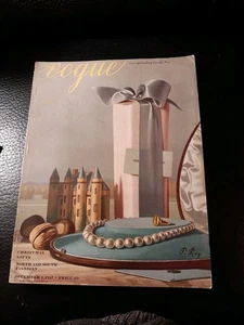 Vogue Dec 1 1937 Roy CHRISTMAS CHANEL Schiaparelli MAINBOCHER Lud  - Bild 1 von 20