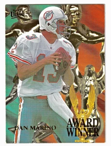 Dan Marino 1995 Fleer Ultra Gold Medallion Award Winner Inserto Miami Dolphins #3 - Foto 1 di 2