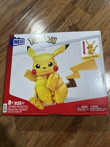 MEGA Pokemon Jumbo Pikachu Construction Set - 825 Piece LEGO Set Brand New Huge - Picture 1 of 2