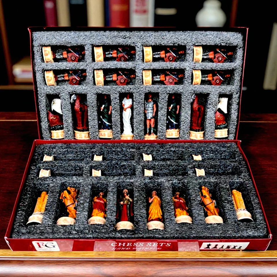 X Large Chess Pieces Only Trojan & Spartan 100% Hand Painted - Christmas Gift 🎁 - Image 1 of 4