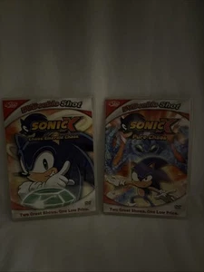 2 - Sonic X DVDouble Shot DVDs Pure Chaos & Chaos Emerald Chaos Both NEW Sealed  - Picture 1 of 2