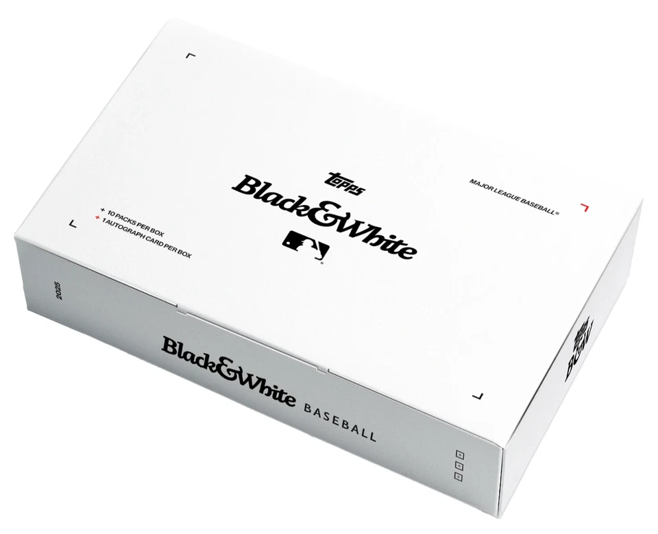 2025 Topps Black and White Baseball Collector Hobby Box Factory Sealed PRESALE - Image 1 of 1