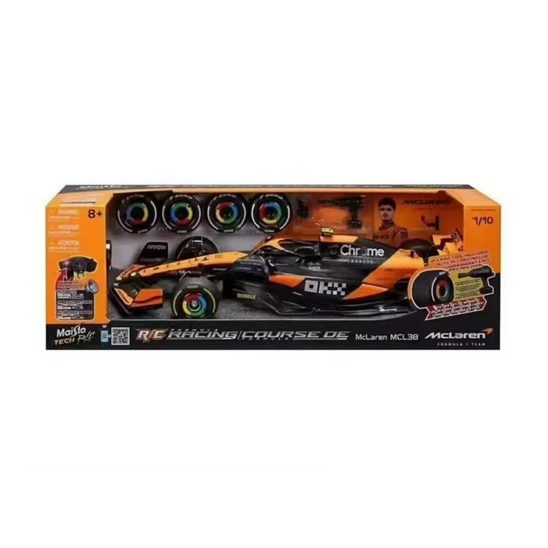 MAISTO TECH 1:10 F1 MCLAREN RC CAR LANDO NORRIS #4/EXTRA WHEEL SET & PIT TOOL - Image 1 of 1